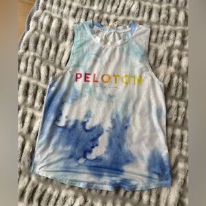 Peloton tie dye top
